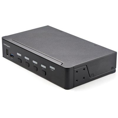 StarTech.com 4 Port HDMI KVM Switch - Single Monitor 4K 60Hz Ultra HD HDR - Desktop HDMI 2.0 KVM Switch with 2 Port USB 3.0 Hub (5Gbps) and 4x USB 2.0 HID Audio - Hotkey Switching - TAA - Thumbnail 2