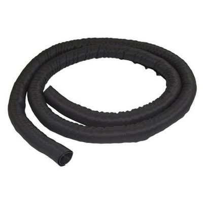 StarTech.com 15' (4.6m) Cable Management Sleeve - Flexible Coiled Cable Wrap - 1.0-1.5" dia. Expandable Sleeve - Polyester Cord Manager/Protector/Concealer - Black Trimmable Cable Organizer