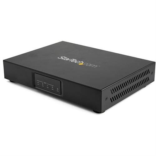 StarTech.com 2x2 HDMI Video Wall Controller - 4K 60Hz HDMI 2.0 Video Input to 4x 1080p Output - Video Wall Processor for Multi Screen Display - Video Wall Splitter - RS232/Ethernet Control - TAA - Image 1