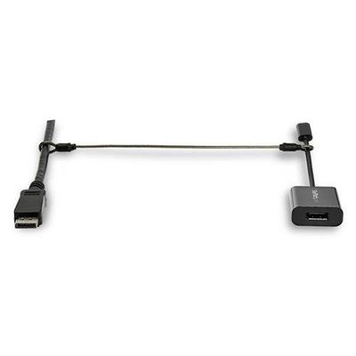 StarTech.com 10-Pack Security Cable Tethers for Adapters &amp; Dongles - Universal Cable Adapter Tether - Tether Cable - Adjustable Length Anti-Theft Cable Tether Lock Kit - Steel - TAA Cable tether Floor Black