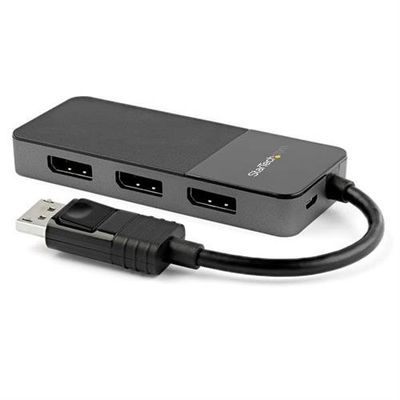 StarTech.com 3-Port DisplayPort 1.4 Splitter DisplayPort to 3x DP Multi-Monitor Adapter Triple 4K Computer MST Hub USB Bus-Powered - Windows Only