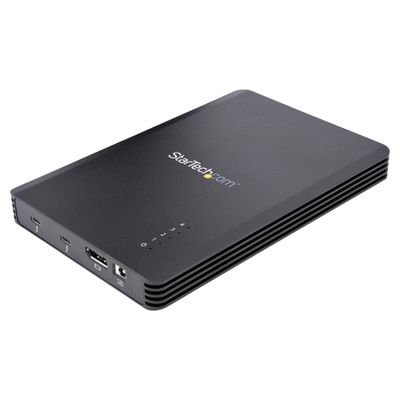StarTech.com 4 Bay Thunderbolt 3 NVMe Enclosure For M.2 NVMe SSD Drives 1x DisplayPort Video/ 2x TB3 Downstream Ports 40Gbps 72W Power Supply External Hard Drive Enclosure - Thumbnail 2