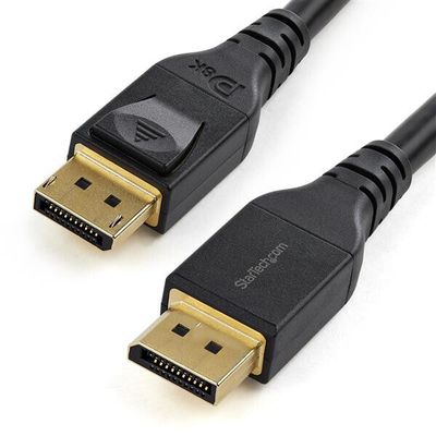 StarTech.com 13ft (4m) VESA Certified DisplayPort 1.4 Cable 8K 60Hz HBR3 HDR UHD DisplayPort to DisplayPort Monitor Cord Ultra HD 4K 120Hz DP 1.4 Video Cable M/M DP Connector - Thumbnail 2