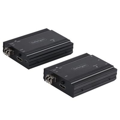 StarTech.com 4K HDMI KVM Extender over Fiber - HDMI Video & USB Remote KVM Switch/Console Extender - up to 984ft/300m (MultiMode) - 2x 10G MMF SFP+ modules - KVM Extension Kit (TX/RX) - TAA