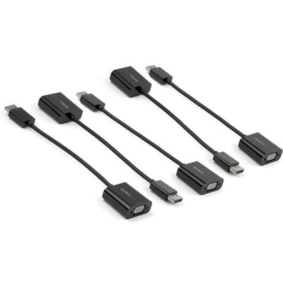 StarTech.com 5-Pack DisplayPort to VGA Adapter - DisplayPort 1.2 to VGA Active Adapter - Digital DP to Analog VGA Video Converter Dongle - DisplayPort Male to VGA Female Monitor Adapter - Thumbnail 2