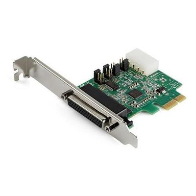 StarTech.com 4-port PCI Express RS232 Serial Adapter Card - PCIe RS232 Serial Host Controller Card - PCIe to Serial DB9 Card - 16950 UART - Expansion Card - Windows/Linux - TAA