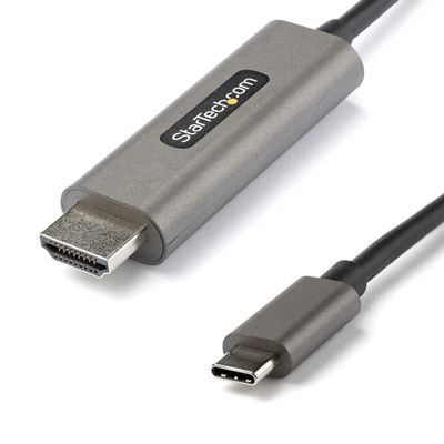StarTech.com 3.3ft (1m) USB C to HDMI Cable 4K 60Hz w/ HDR10 - Ultra HD USB Type-C to 4K HDMI 2.0b Video Adapter Cable - USB-C to HDMI HDR Monitor/Display Converter - DP 1.4 Alt Mode HBR3 - Thumbnail 2