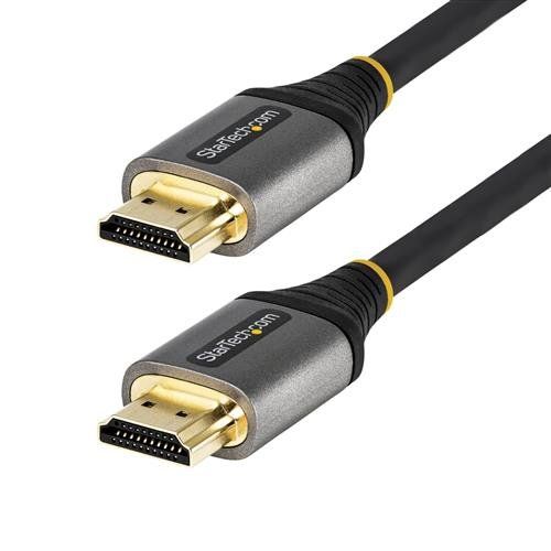 StarTech.com 6ft (2m) Premium Certified HDMI 2.0 Cable High Speed Ultra HD 4K 60Hz HDMI Cable w/ Ethernet HDR10 ARC TPE Jacket UHD HDMI Video Cord For UHD Monitors TVs Displays - M/M - Image 1