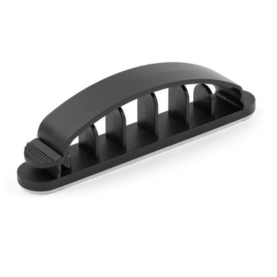 StarTech.com 100 Pack Cable Management Clips - Self Adhesive 6 Slot Cable Comb - Resusable Desktop USB/Computer/Ethernet/AV Cord Organizer - Sticky Cable Holders - Nylon Cable Clamp UL Rated - TAA - Thumbnail 2