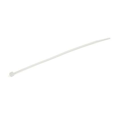 StarTech.com 100-Pack 6"(15cm) Cable Ties - 1/8"(3.6mm) wide 1-3/8"(39mm) Bundle Diameter 40lb(18kg) Tensile Strength Nylon Self Locking Zip Ties with Curved Tip UL Listed White - TAA
