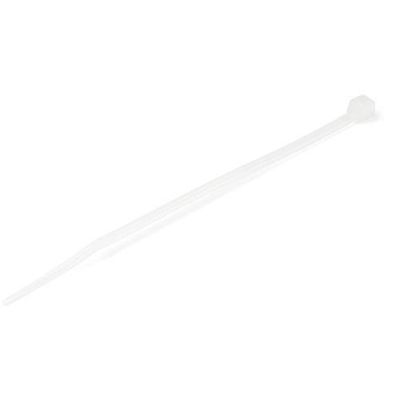 StarTech.com 4"(10cm) Cable Ties - 1/16"(2mm) wide 7/8"(22mm) Bundle Diameter 18lb(8kg) Tensile Strength Nylon Self Locking Zip Ties with Curved Tip - 94V-2/UL Listed 100 Pack - White - TAA