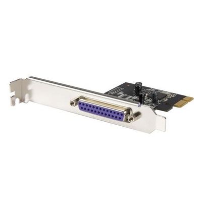 StarTech.com 1-Port Parallel PCIe Card - PCI Express to Parallel DB25 Adapter Card - Desktop Expansion LPT Controller for Printers Scanners & Plotters - SPP/ECP - Standard/Low Profile