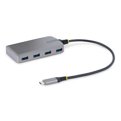 StarTech.com 4-Port USB-C Hub - 5Gbps - Bus Powered - USB C to 4x USB-A Hub w/ Optional Auxiliary Power Input - Portable Desktop/Laptop USB Hub - 1ft (30cm) Cable - USB Expansion Hub - Thumbnail 2
