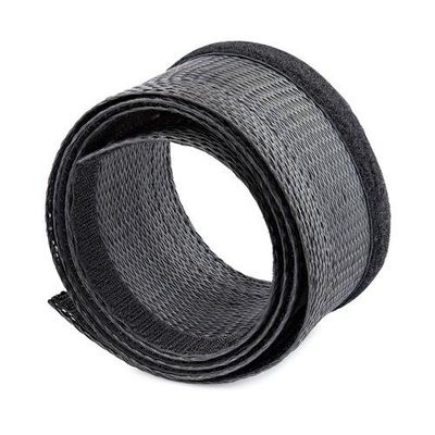 StarTech.com 10ft (3m) Cable Management Sleeve Trimmable Heavy Duty Cable Wrap 1.2" (3cm) Dia. Polyester Mesh Computer Cable Manager/Protector/Concealer Black Cord Organizer/Hider