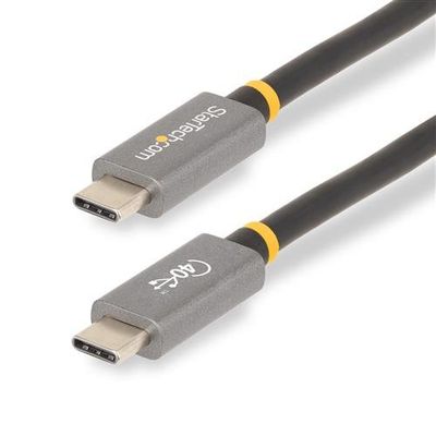 StarTech.com 3ft (1m) USB4 Cable 40Gbps 100W (5A) Power Delivery 8K 120Hz / 4K 240Hz DP Alt Mode USB-IF Certified USB-C Cable - Thunderbolt Compatible