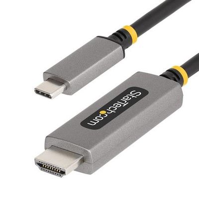 StarTech.com 10ft (3m) USB-C to HDMI Adapter Cable 8K 60Hz 4K 144Hz HDR10 USB Type-C to HDMI 2.1 Video Converter Cable USB-C DP Alt Mode/USB4/Thunderbolt Compatible - USB-C Laptop to HDMI 3 m USB Type-C HDMI Type A (Standard) Male Male Str