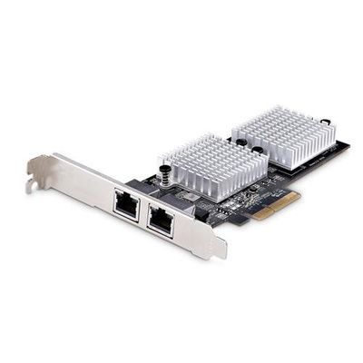 StarTech.com 2-Port 10GbE PCIe Network Adapter Card Network Card for PCs/Servers Six-Speed PCIe Ethernet Card with Jumbo Frame Support NIC/LAN Interface Card 10GBASE-T and NBASE-T