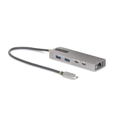 StarTech.com 3-Port USB-C Hub with 2.5 Gbps Ethernet and 100W Power Delivery Pass-Through Port USB 3.2 10Gbps 2x USB-A/1x USB-C Portable USB Type-C Adapter Hub