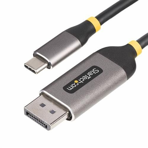 StarTech.com 10ft (3m) USB-C to DisplayPort Adapter Cable 8K 60Hz 4K 144Hz HDR USB Type-C to DP 1.4 Video Converter Cable USB4/Thunderbolt 3/4 Compatible - Image 1