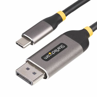 StarTech.com 10ft (3m) USB-C to DisplayPort Adapter Cable 8K 60Hz 4K 144Hz HDR USB Type-C to DP 1.4 Video Converter Cable USB4/Thunderbolt 3/4 Compatible - Thumbnail 2