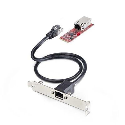 StarTech.com 1-Port 2.5GbE M.2 2280 Network Card Multi-Gigabit Speeds (2.5G/1G/100M/10M) NBASE-T (802.3bz) NIC M.2 B+M Key PCIe Ethernet Interface For SFF/Desktop PCs - TAA