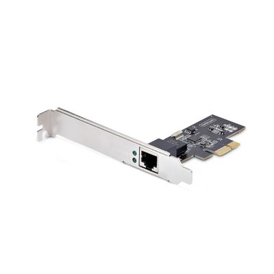 StarTech.com 1-Port 2.5Gbps NBASE-T PCIe Network Card Intel I225-V Single-Port Computer Network Card Ethernet MultiGigabit NIC PCI Express Server LAN Card - Thumbnail 2