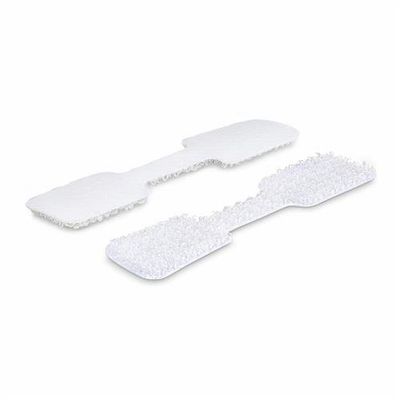 StarTech.com 3.5in (9cm) Cable Labels 100 Pack White Hook-to-Hook Fastener Cable Tags Write-On Cord Labels for Cable Management Cord Identification Tags