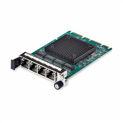 StarTech.com 4-Port RJ45 Gigabit OCP 3.0 Server Network Card w/Intel I350-AM4 SFF 4C+ Compatible Multi-Speed Ethernet PCIe 3.0 LAN Transformer NIC w/PXE/9K