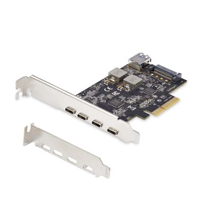 StarTech.com 5-Port USB PCIe Card USB 3.2 10Gbps PCI Express Card with 4x USB-C Ports 1x USB-A Internal Port USB PCIe Controller Card Windows/macOS/Linux - Thumbnail 2