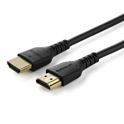 StarTech.com 5ft (1.5m) Slim HDMI Cable Flexible Premium Certified HDMI 2.0 Cord with Ethernet UHD 4K 60Hz HDR10 Durable Aramid Fiber Design with TPE Jacket - Thumbnail 2