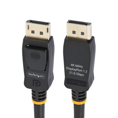 StarTech.com 2m (6.6ft) VESA Certified DisplayPort Cable - 10 Pack - DisplayPort 1.2 Cord with Latches 4K 60Hz UHD DP to DP Cable for Monitor Latching DP Connectors - Thumbnail 2