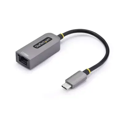 StarTech.com 2.5GbE USB-C to Ethernet Adapter NBASE-T NIC USB 3.0 Type-C 2.5/1G Multi Speed Network Thunderbolt Compatible Windows & Mac