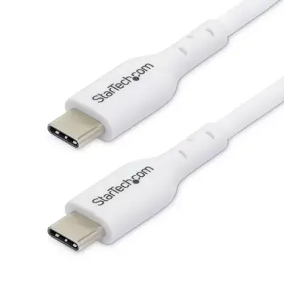 StarTech.com 3ft (1m) USB-C Charging Cable Charge &amp; Sync 60W (3A) PD USB 2.0 Laptop Charger Cable - White USB C Charging Cord