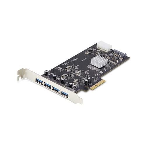StarTech.com 4-Port USB PCIe Card USB 3.2 5Gbps PCI Express Expansion Card with 4x Independent USB Controllers 4x USB-A Ports Windows/Linux - Image 1