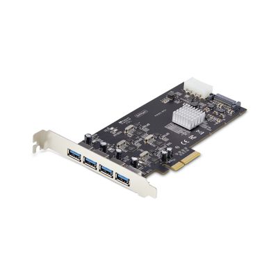 StarTech.com 4-Port USB PCIe Card USB 3.2 5Gbps PCI Express Expansion Card with 4x Independent USB Controllers 4x USB-A Ports Windows/Linux - Thumbnail 2