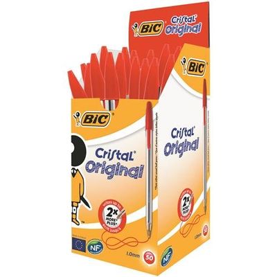 BIC Cristal Medium Red Stick ballpoint pen 50 pc(s)