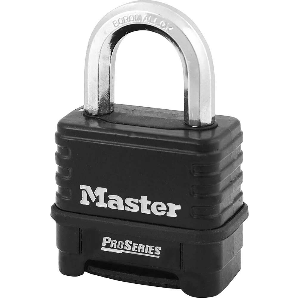 Masterlock Pro Series Die Cast Zinc Body Combination Padlock - Image 1
