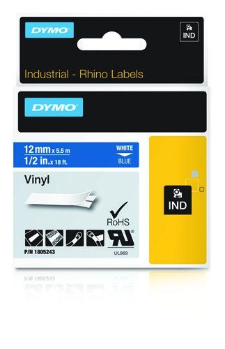 DYMO IND Vinyl Labels - Image 1