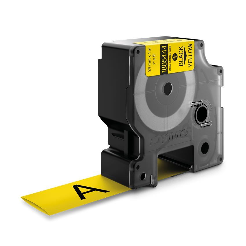 DYMO IND Heat-Shrink Tube Labels - 24mm x 1,5m - Image 1