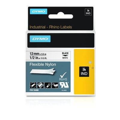 DYMO IND Flexible Nylon - 12mm x 3,5m BW