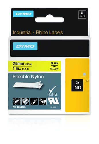 DYMO 24mm Flexible Nylon Tape label-making tape D1