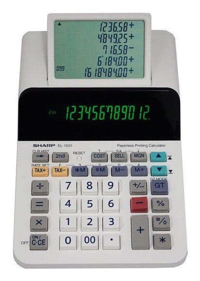 Sharp EL-1501 calculator Desktop Printing Multicolour, White - Image 1