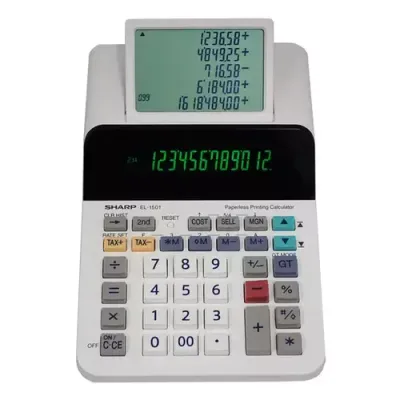 Sharp EL-1501 calculator Desktop Printing Multicolour, White - Thumbnail 2