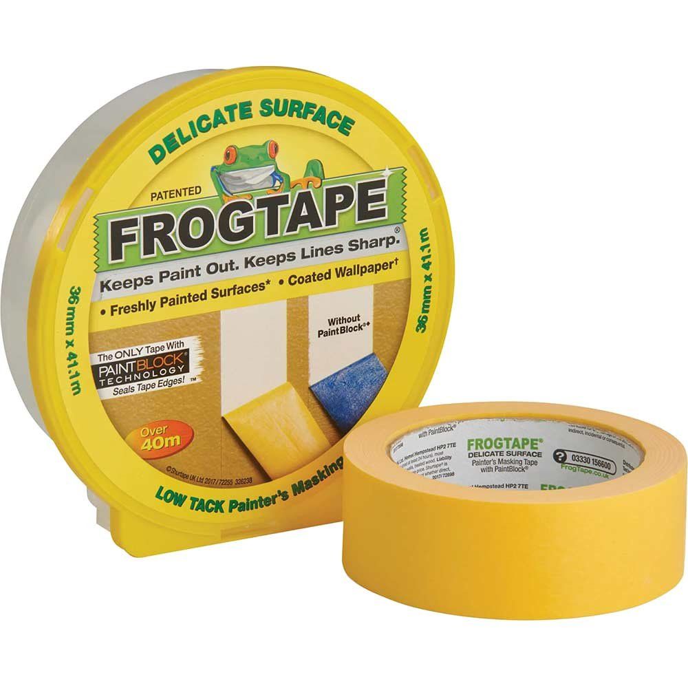 Shur Frog Tape Delicate Masking Tape 36mm 41.1m - Image 1