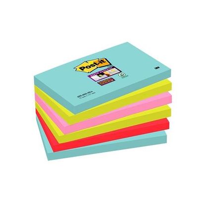 3M 7100242784 note paper Rectangle Blue Green Pink 90 sheets Self-adhesive