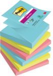 Post-It R330-6SS-MIA note paper Square Aqua colour Lime Red 90 sheets Self-adhesive - Image 1