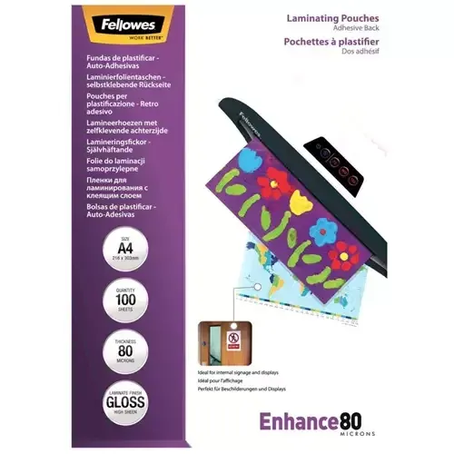 Fellowes 5302202 lamination film A4 100 pc(s) - Image 1
