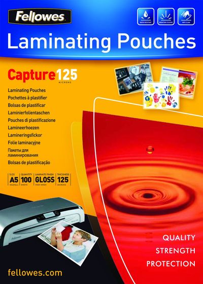 Fellowes ImageLast A5 125 Micron Laminating Pouch - 100 pack