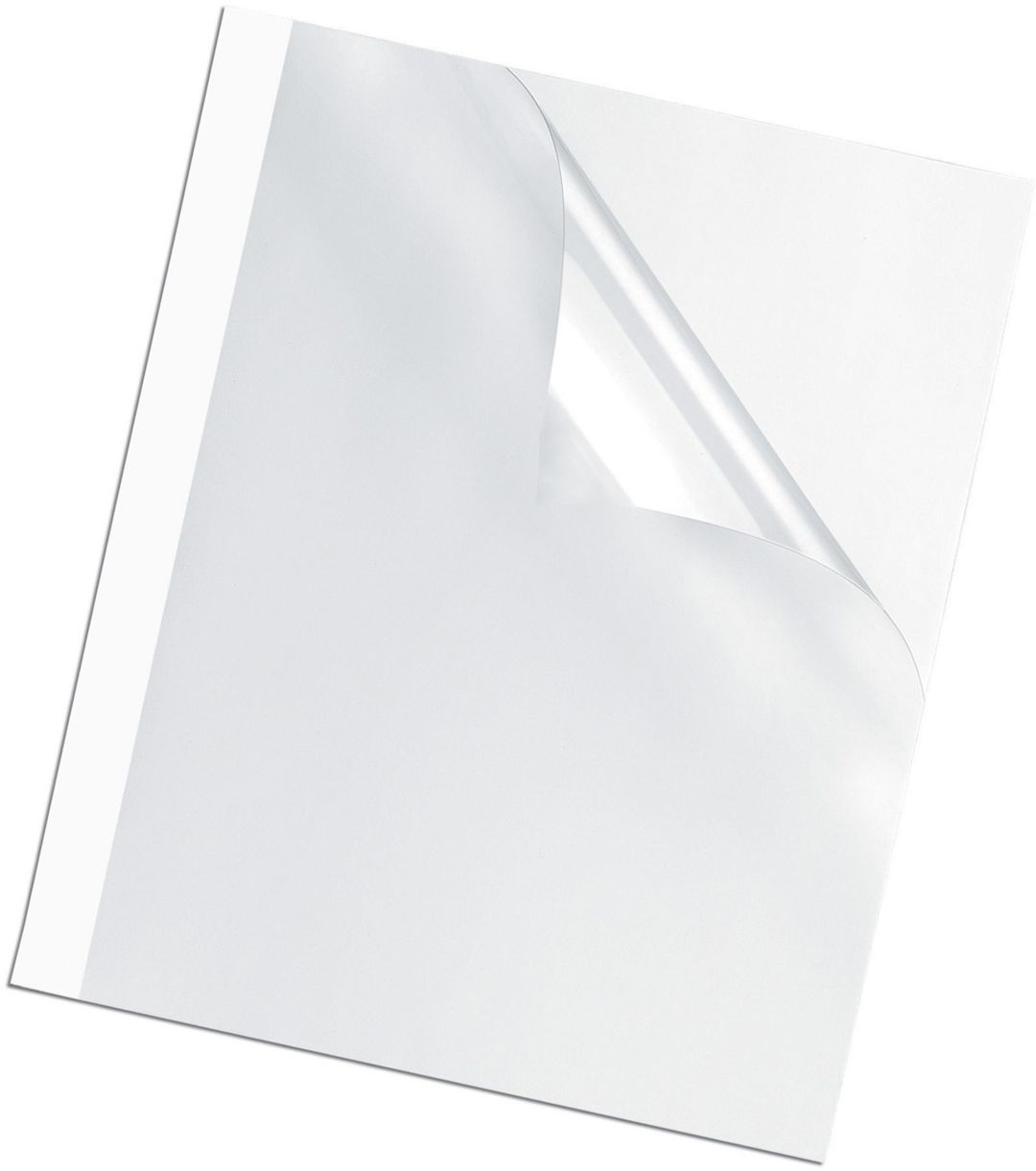 Fellowes 53152 binding cover A4 Plastic Transparent White 100 pc(s) - Image 1