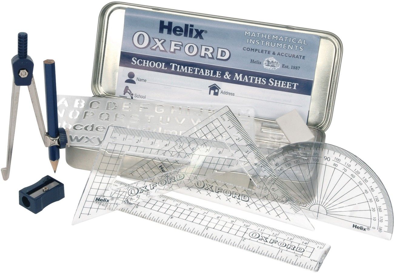 Helix Oxford Maths Set (Pack of 10) 170505 - Image 1